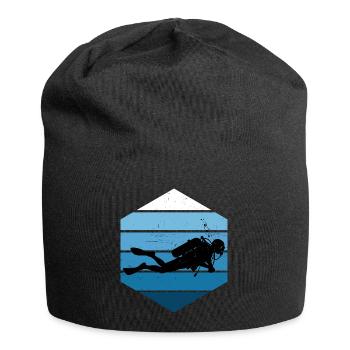 Diving Fokus pur - Jersey-Beanie - Schwarz - Vorne