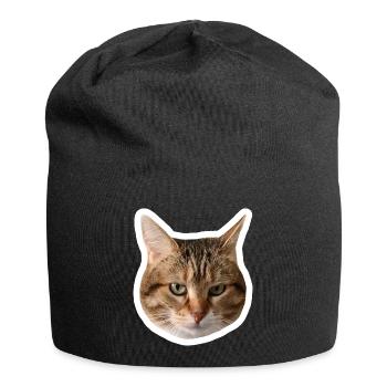 Missty Sad Decal - Jersey Beanie - black - Front