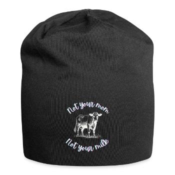 Ni ta mère, ni ton lait - Bonnet en jersey - noir - Devant