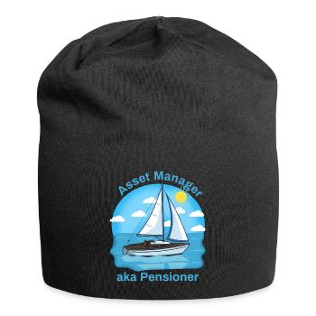 Pensioner aka Asset Manager - Jersey Beanie - black - Front