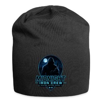 L’équipage Midnight Iron progresse après l’entraînement à la salle de sport dans la nuit - Bonnet en jersey - noir - Devant