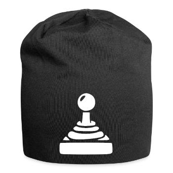 Joystick Gamer Gaming Rétro - Bonnet en jersey - noir - Devant