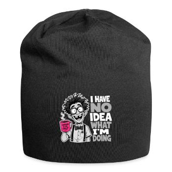 Je n’ai aucune idée de ce que je fais, Gift Gerd Humour - Bonnet en jersey - noir - Devant