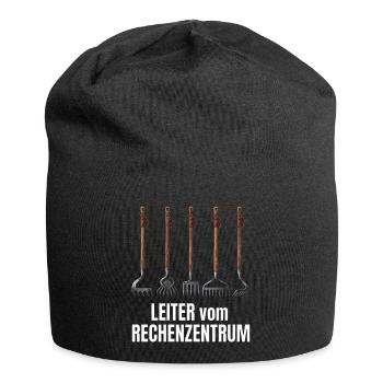 Leiter Vom Rechenzentrum Gartenarbeit Gärtner - Jersey-Beanie - Schwarz - Vorne