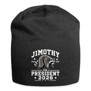 Jimothy as President 2028 - Jersey Beanie - black - Front