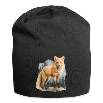 Fox Vintage - Jersey Beanie - black - Front