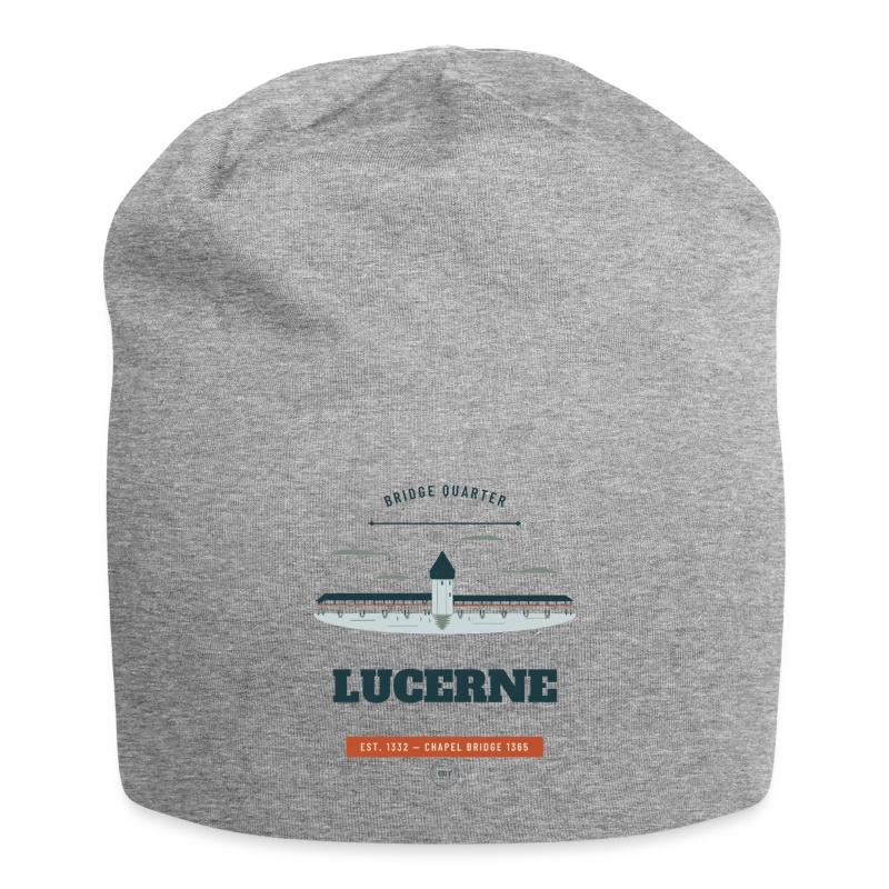 Abzeichen Lucerne auf jersey beanie