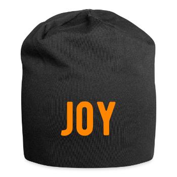 joy love piece - Jersey-Beanie - Schwarz - Vorne