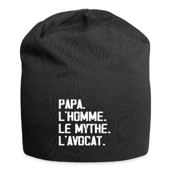 Dad The Man The Myth The Lawyer - Jersey Beanie - black - Front