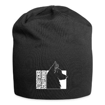 Altdeutscher Schäferhund Profil Hunde Wilsigns - Jersey-Beanie - Schwarz - Vorne