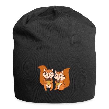 Wildtiere - Jersey-Beanie - Schwarz - Vorne