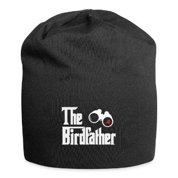 The Birdfather the Godfather Ornithologist - Jersey Beanie - black - Front