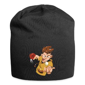 Table Tennis Ping-pong Outfit Table Tennis Player - Jersey Beanie - black - Front