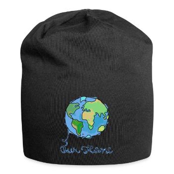 Planet - Jersey-Beanie - Schwarz - Vorne
