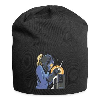 Welder outfit for welders - Jersey Beanie - black - Front