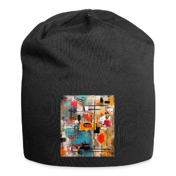STREET ART IMAGINATION - Jersey Beanie - black - Front