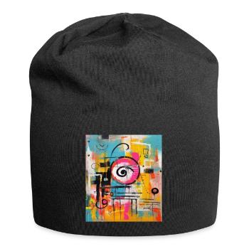 STREET ART IMAGINATION - Bonnet en jersey - noir - Devant