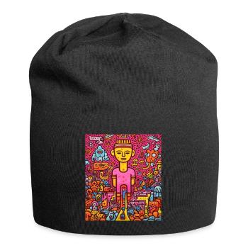 STREET ART IMAGINATION - Jersey Beanie - black - Front