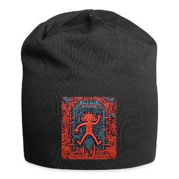 STREET ART IMAGINATION - Jersey Beanie - black - Front