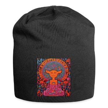STREET ART IMAGINATION - Jersey Beanie - black - Front