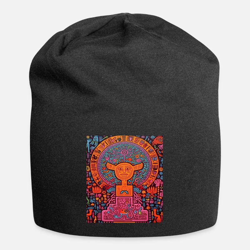 STREET ART IMAGINATION - Jersey Beanie - black