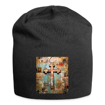 DER GEIST DER WALL STREET ART - Jersey-Beanie - Schwarz - Vorne