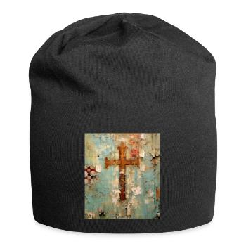 DER GEIST DER WALL STREET ART - Jersey-Beanie - Schwarz - Vorne