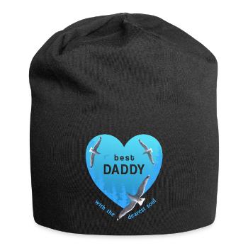 Best Daddy - Jersey Beanie - black - Front