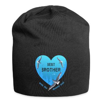 Best Brother - Jersey Beanie - black - Front