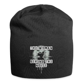 Batteuse Femme Schlagzeugerin Girls Band - Bonnet en jersey - noir - Devant