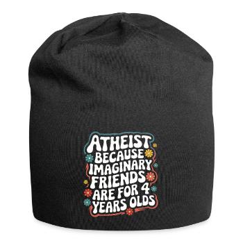 Atheismus Atheist Anti-Religion Agnostiker - Jersey-Beanie - Schwarz - Vorne