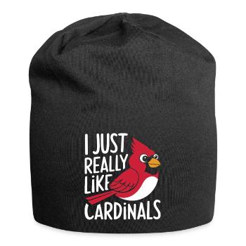 Cardinal Red Cardinal Vogel Red Cardinal - Jersey Beanie - black - Front