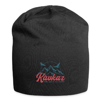 Kavkaz Caucasus Chechnya Chechen Gift - Jersey Beanie - black - Front
