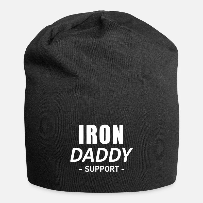 IRON DADDY SUPPORT - Jersey-Beanie - Schwarz
