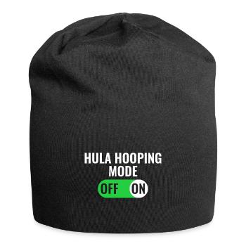 Hula Hooping Modus an Hoop Sport - Jersey-Beanie - Schwarz - Vorne