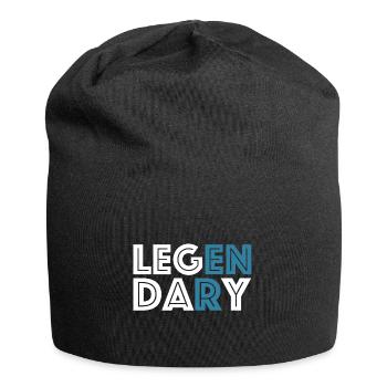 Jour de l’étape | Légendaire, Fitness, Santé, Jambes - Bonnet en jersey - noir - Devant