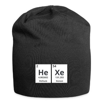 Hexe - Jersey-Beanie - Schwarz - Vorne