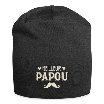 Meilleur PAPOU - Bonnet en jersey - charbon - Devant