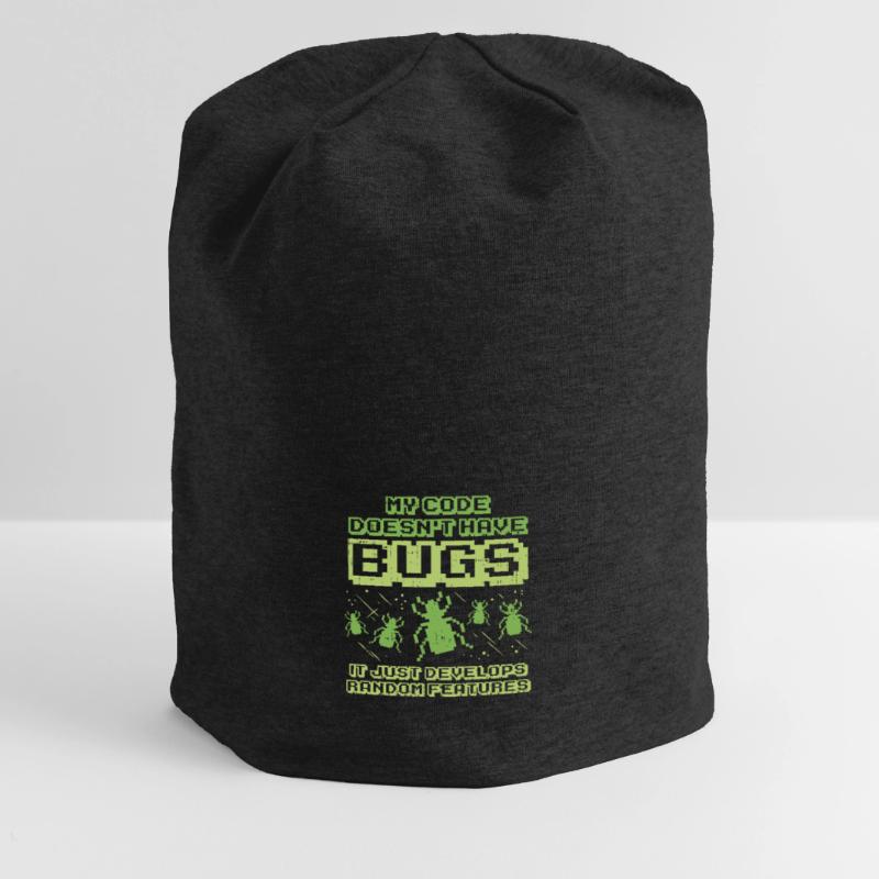 Code Bug Test Programmierer Entwickler Geschenk Jersey-Beanie