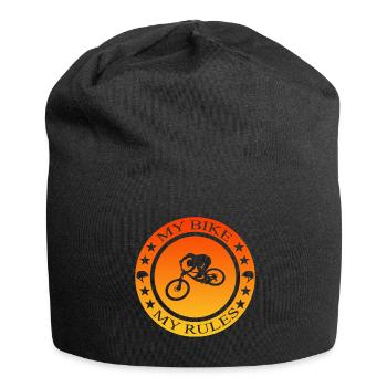 Fahrrad, Mtb, Bike, BMX - Jersey-Beanie - Schwarz - Vorne