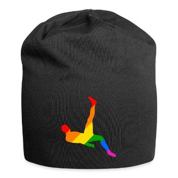 Rainbow Soccer Player - Jersey-Beanie - Schwarz - Vorne