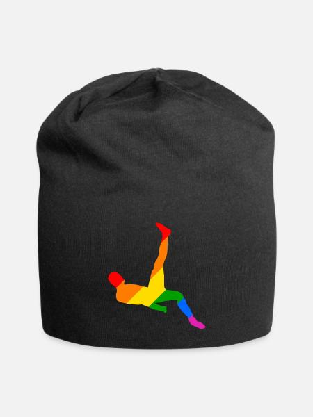 Rainbow Soccer Player - Jersey-Beanie - Schwarz