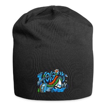 HELSINKI FRESH SUMMER DRAWING - 165 Produkte ansehen - Jersey-Beanie - Schwarz - Vorne