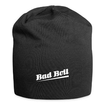 Bad Boll - Textdesign mit Stadtnamen - Jersey-Beanie - Schwarz - Vorne
