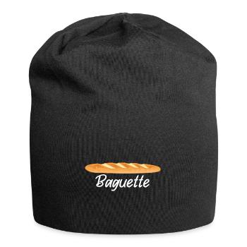 Baguette - Französischer Brotliebhaber - Jersey-Beanie - Schwarz - Vorne