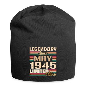 Mai 1945 Mai - Jubiläum Mai 1945 - Jersey-Beanie - Schwarz - Vorne