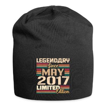 Mai 2017 Mai - Jubiläum Mai 2017 - Jersey-Beanie - Schwarz - Vorne