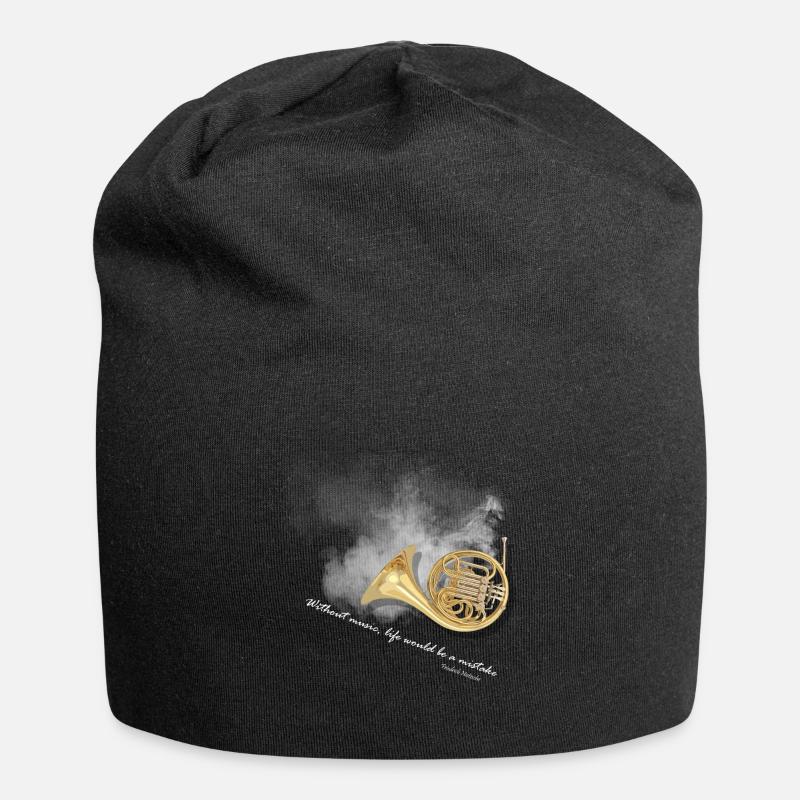 Instrument à cor - Bonnet en jersey - noir