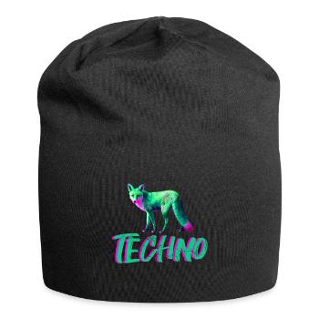techno - Bonnet en jersey - noir - Devant