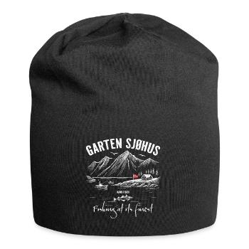 Fishing at its finest - Garten Sjøhus - Norway - Jersey-Beanie - Schwarz - Vorne